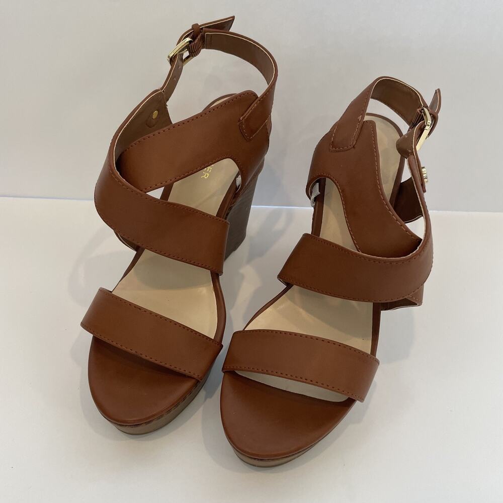 Marc Fisher Shoes Womens Size 9 Wedge Sandal Platform Strappy Dressy Summer